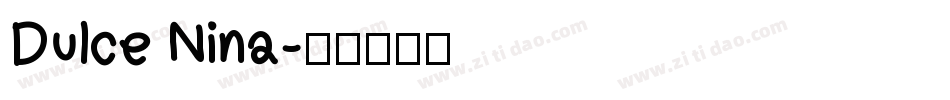 Dulce Nina字体转换